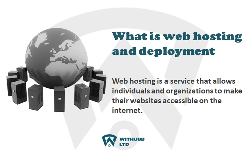 What is web hosting and deployment